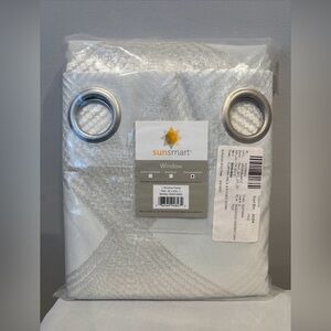 Silver Grommet Curtain Panel 50x95 - Ivory * Blackout